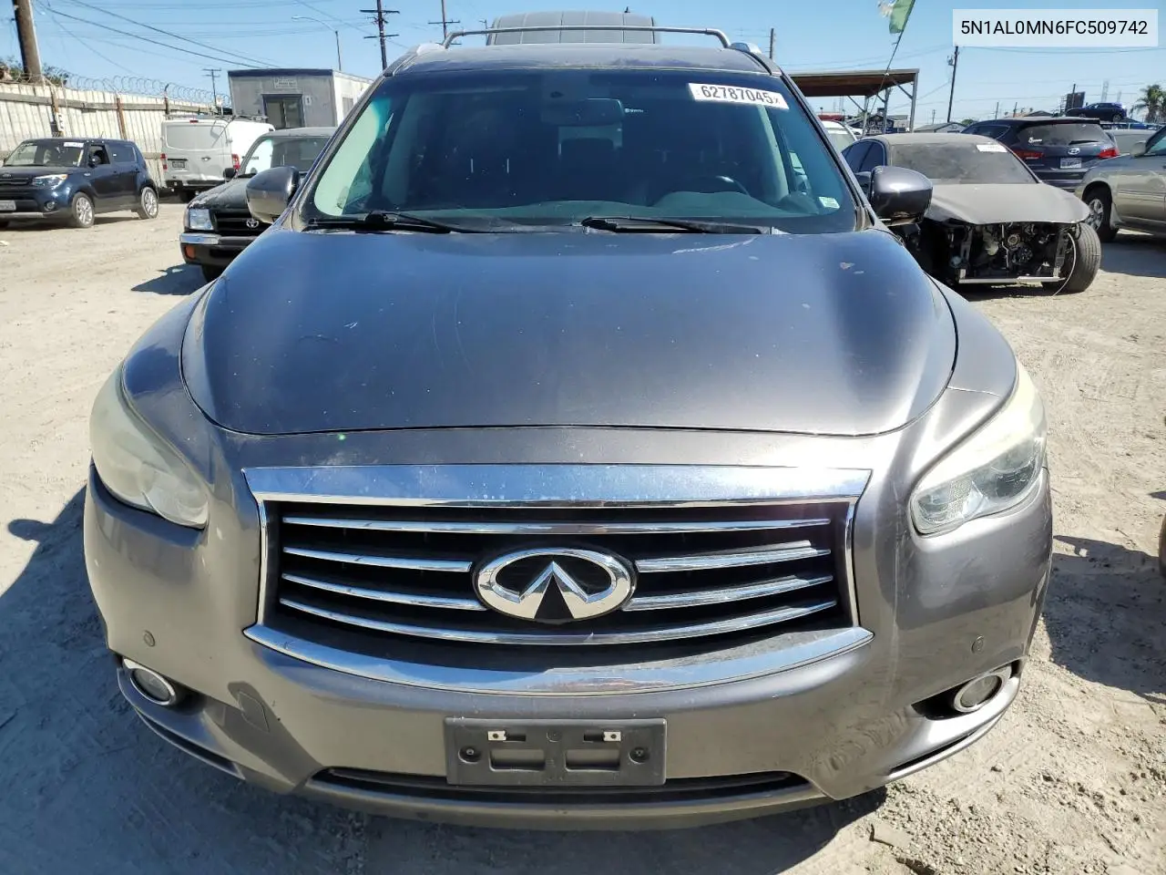 2015 Infiniti Qx60 VIN: 5N1AL0MN6FC509742 Lot: 62787045