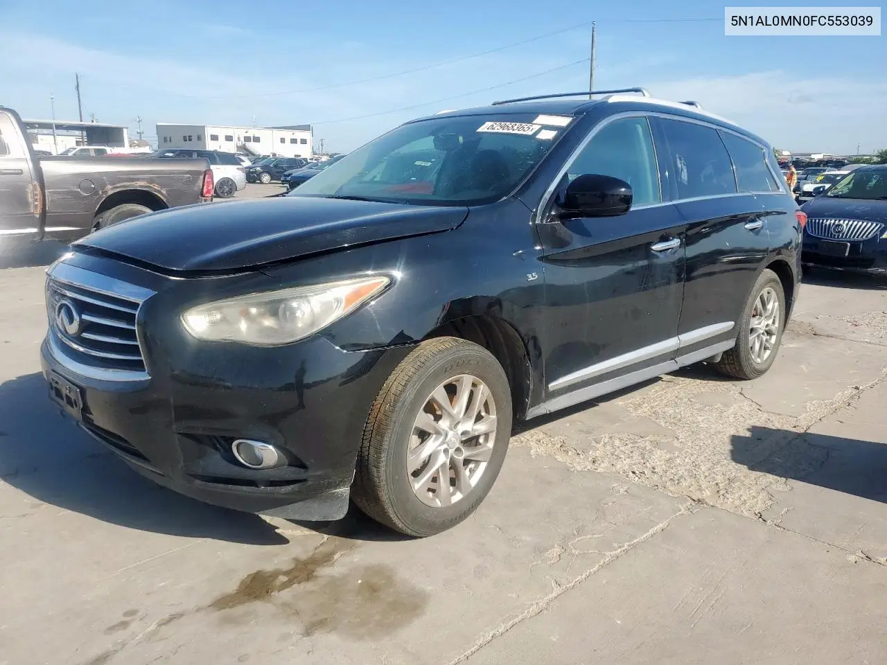 2015 Infiniti Qx60 VIN: 5N1AL0MN0FC553039 Lot: 62968365