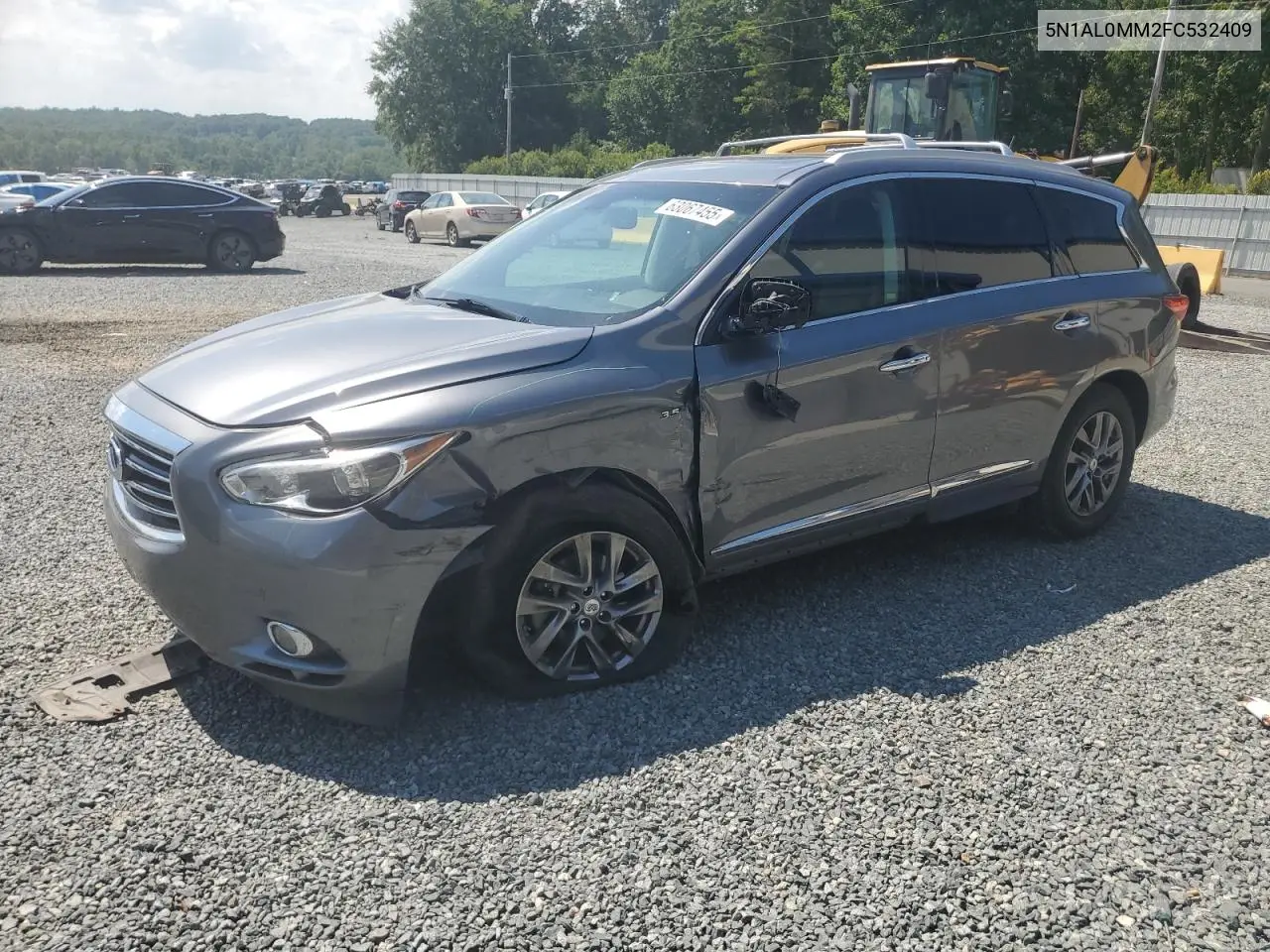 2015 Infiniti Qx60 VIN: 5N1AL0MM2FC532409 Lot: 63067455