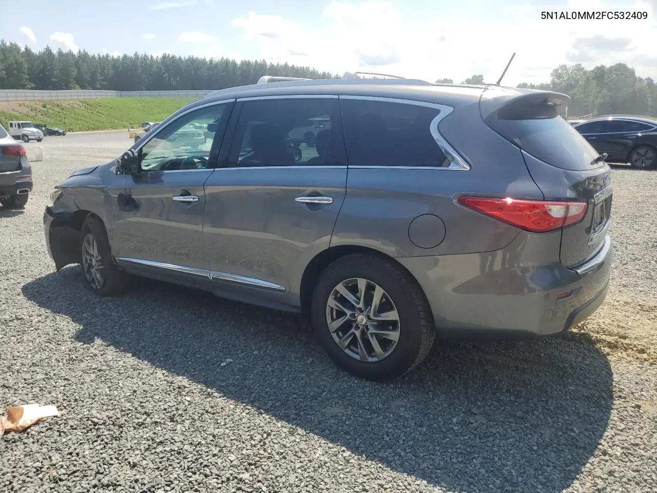 2015 Infiniti Qx60 VIN: 5N1AL0MM2FC532409 Lot: 63067455
