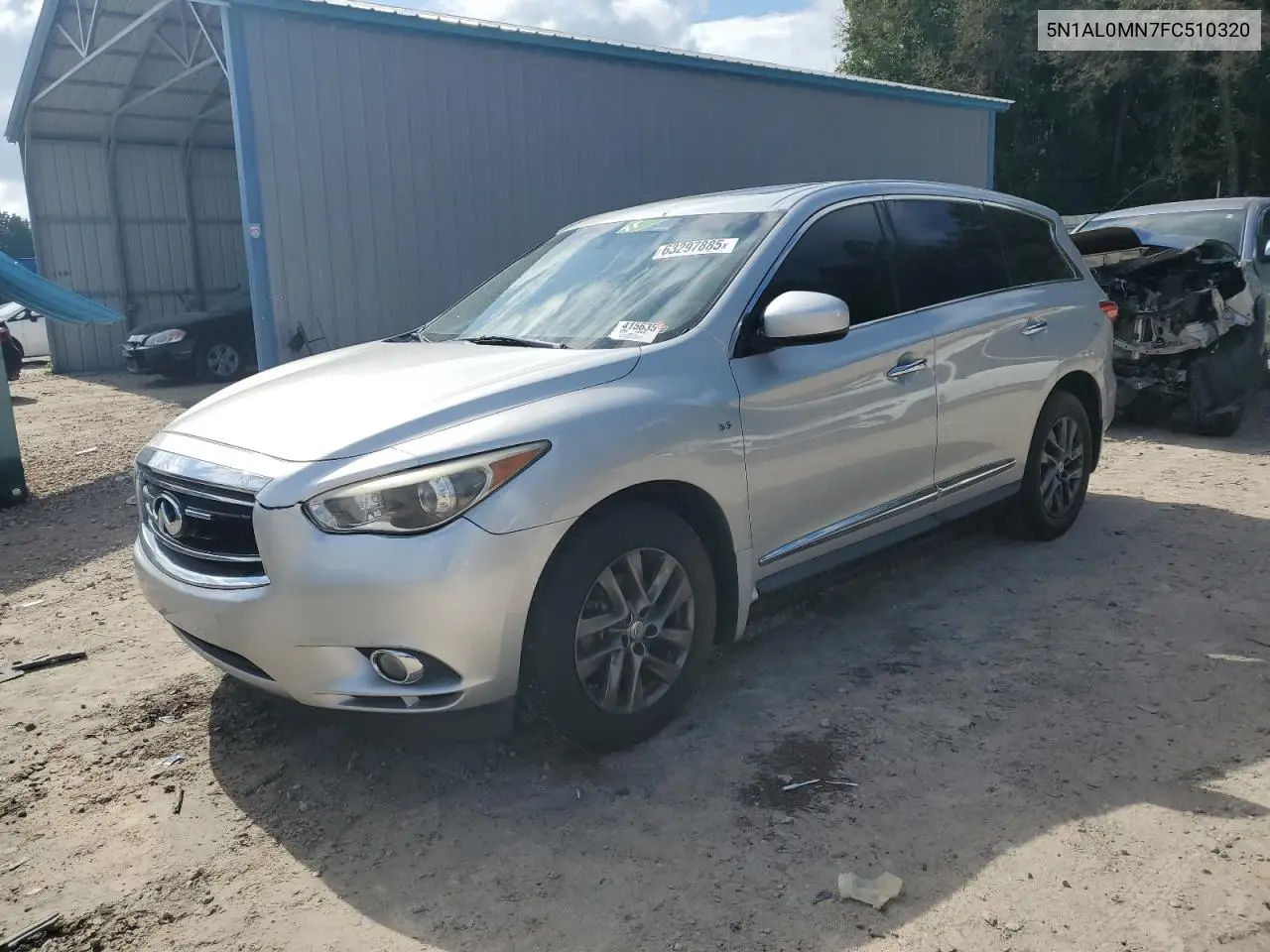 2015 Infiniti Qx60 VIN: 5N1AL0MN7FC510320 Lot: 63297885