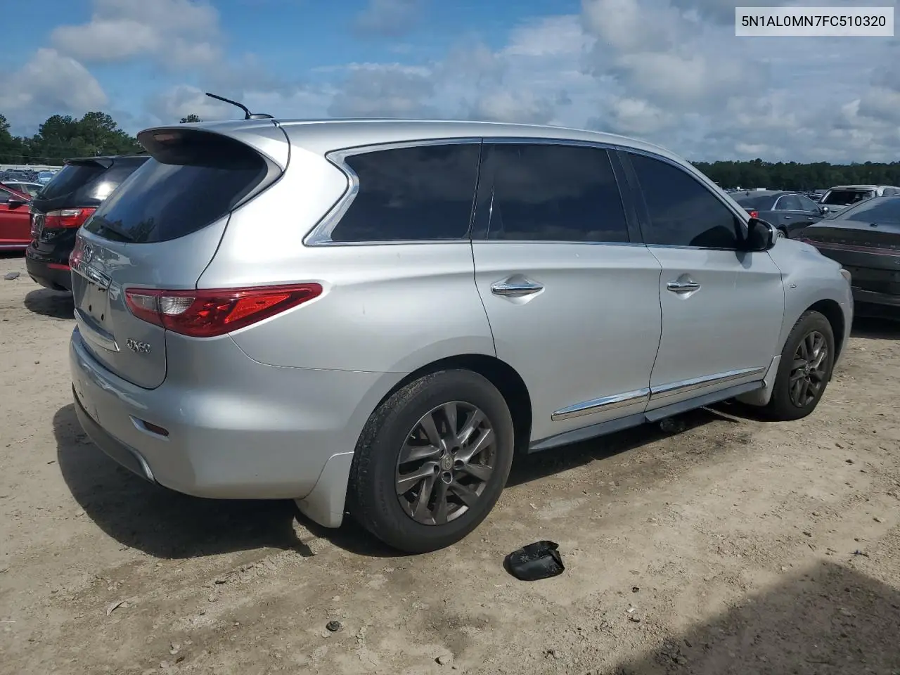 2015 Infiniti Qx60 VIN: 5N1AL0MN7FC510320 Lot: 63297885