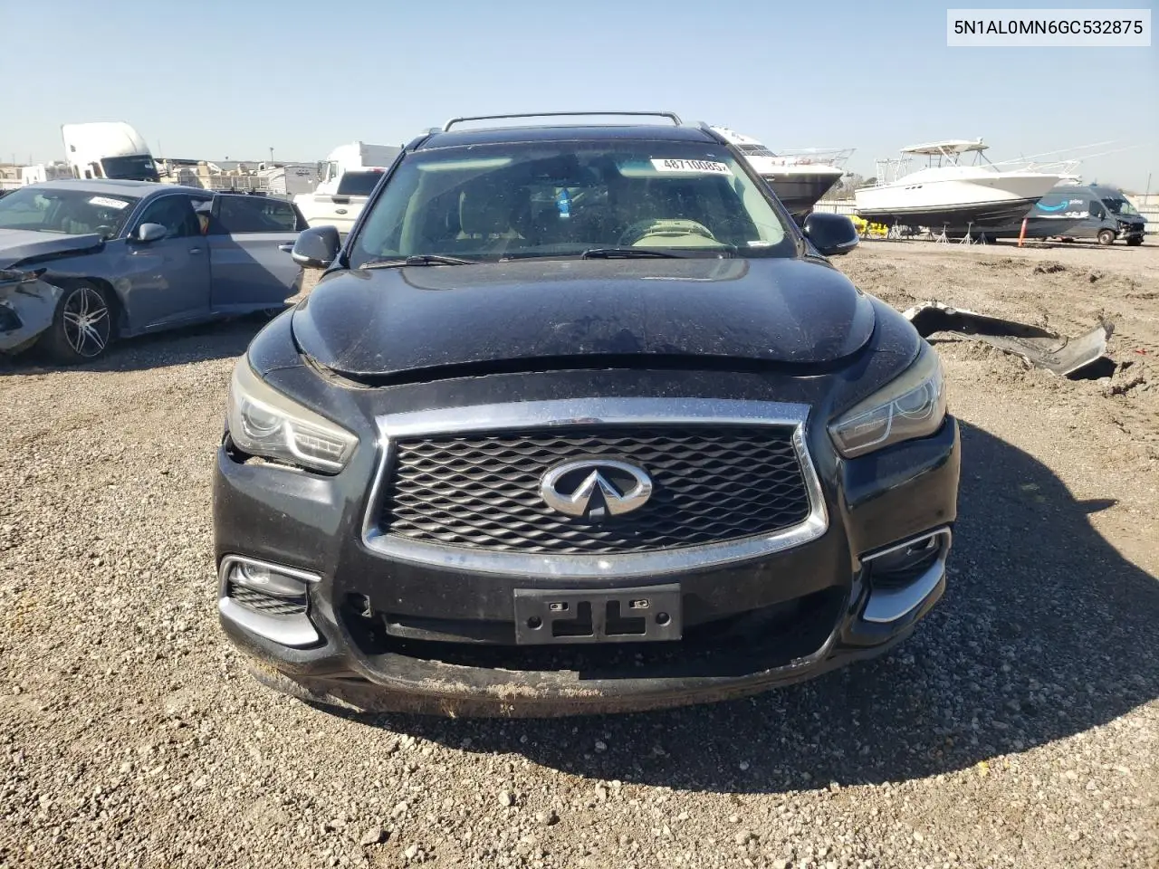 2016 Infiniti Qx60 VIN: 5N1AL0MN6GC532875 Lot: 48710085