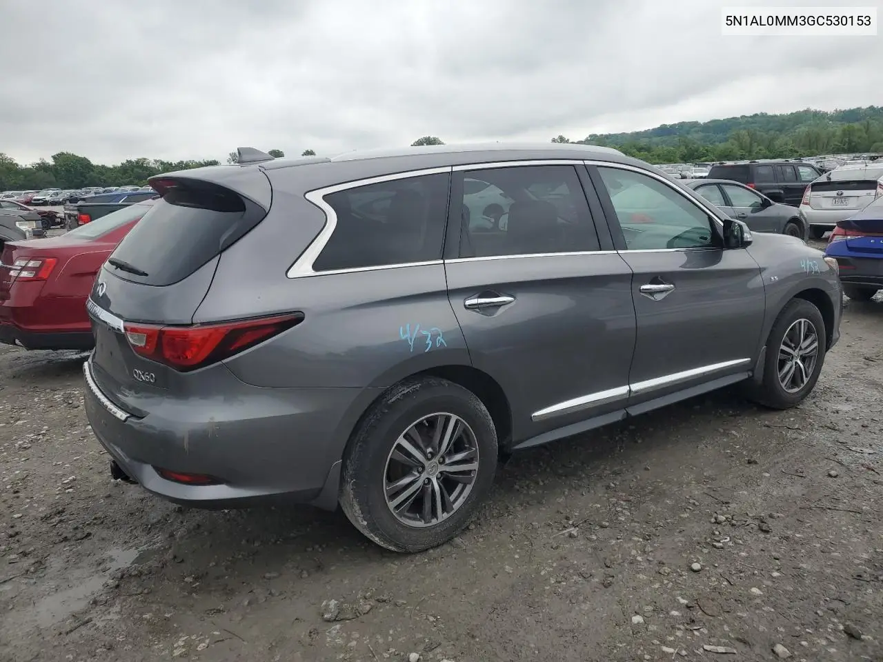 2016 Infiniti Qx60 VIN: 5N1AL0MM3GC530153 Lot: 56121625