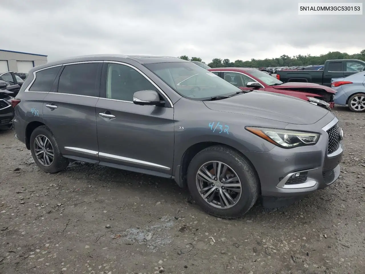2016 Infiniti Qx60 VIN: 5N1AL0MM3GC530153 Lot: 56121625