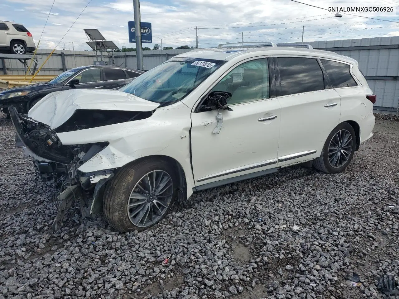 2016 Infiniti Qx60 VIN: 5N1AL0MNXGC506926 Lot: 56179235
