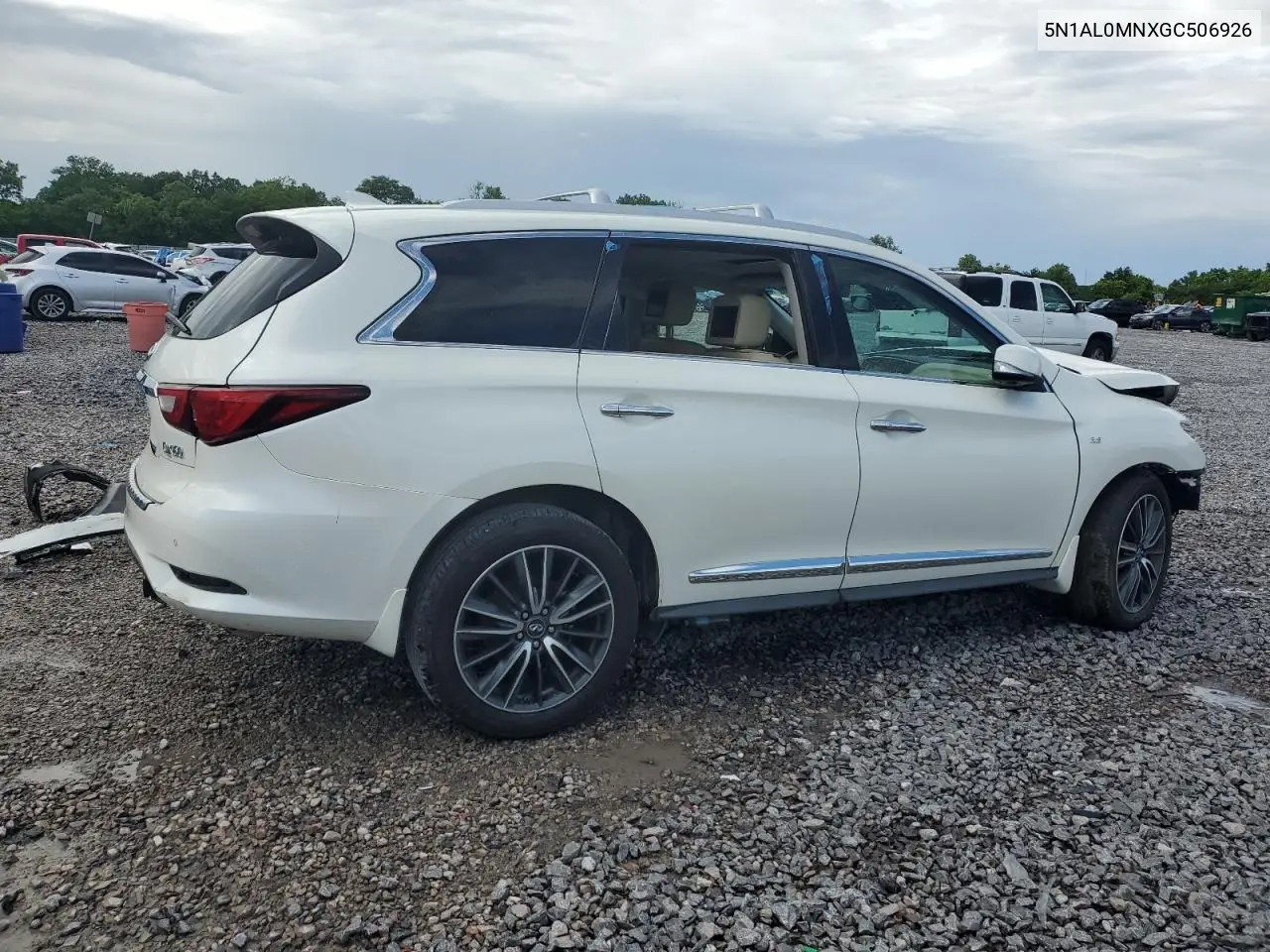 2016 Infiniti Qx60 VIN: 5N1AL0MNXGC506926 Lot: 56179235