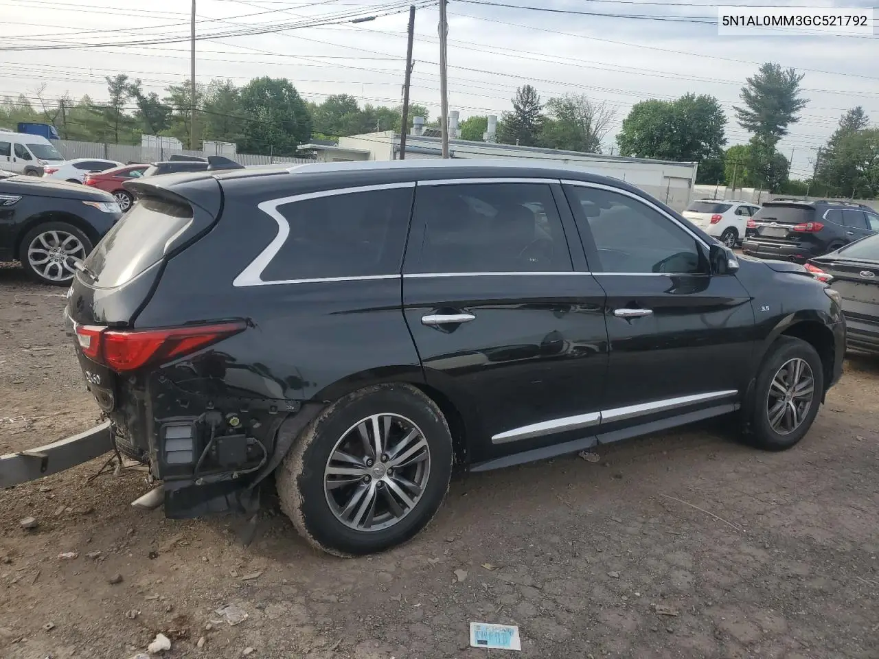 2016 Infiniti Qx60 VIN: 5N1AL0MM3GC521792 Lot: 56782125