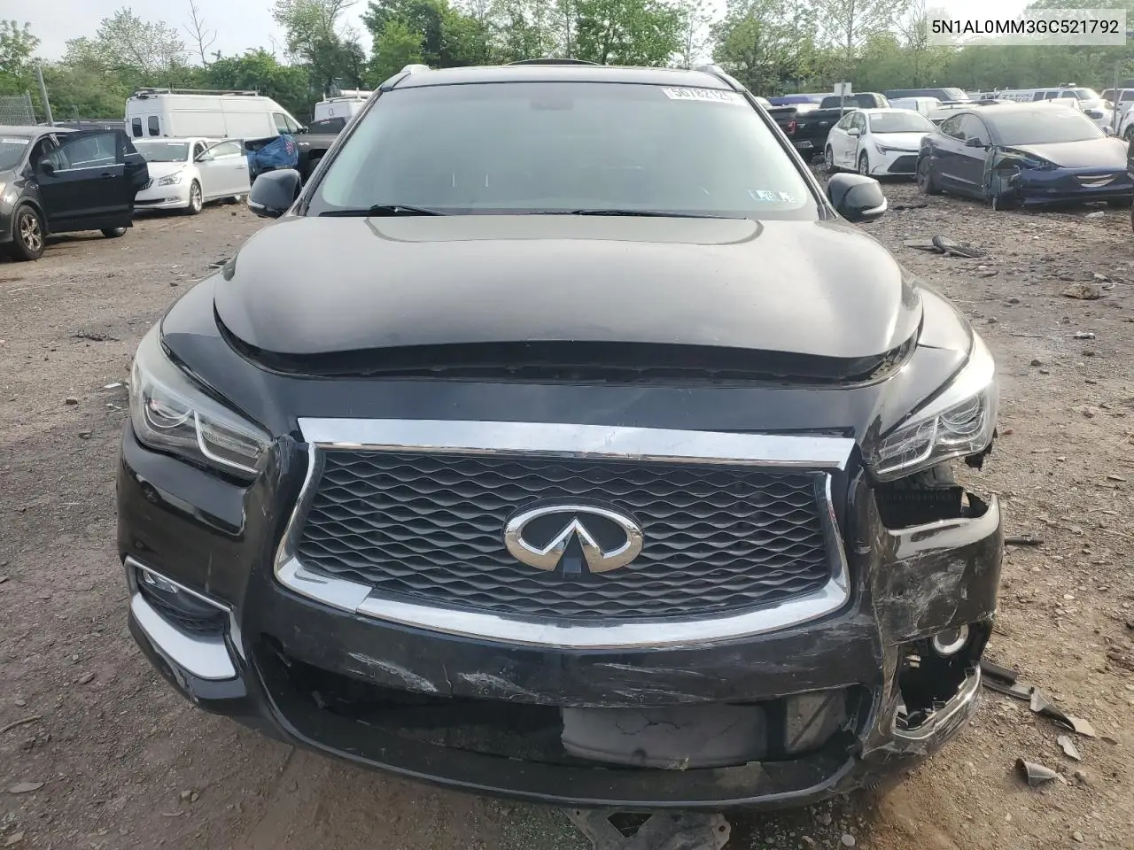 2016 Infiniti Qx60 VIN: 5N1AL0MM3GC521792 Lot: 56782125