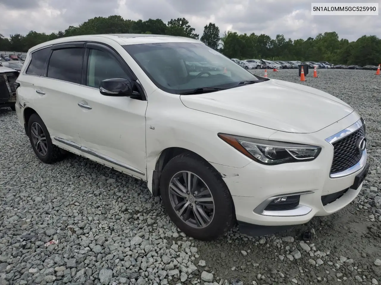 2016 Infiniti Qx60 VIN: 5N1AL0MM5GC525990 Lot: 57023235