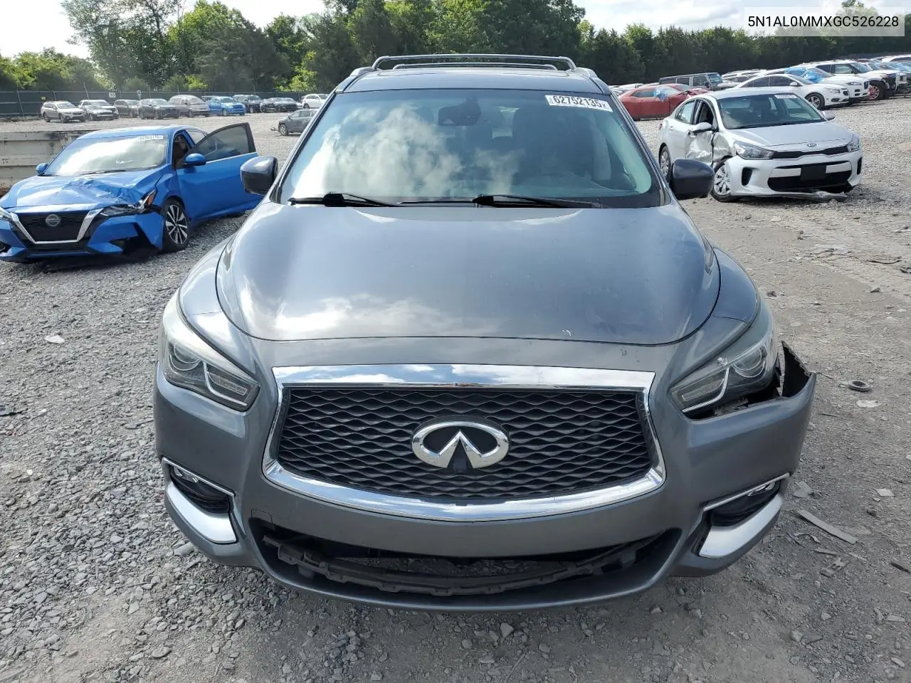 2016 Infiniti Qx60 VIN: 5N1AL0MMXGC526228 Lot: 62752135