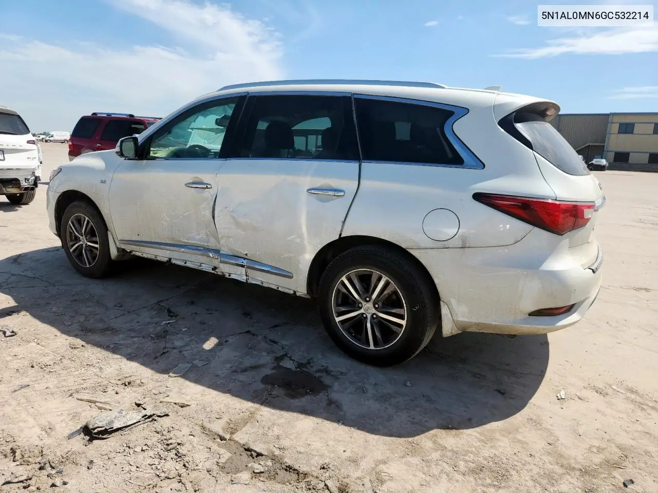 2016 Infiniti Qx60 VIN: 5N1AL0MN6GC532214 Lot: 62812975