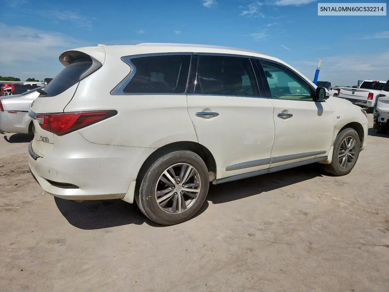 2016 Infiniti Qx60 VIN: 5N1AL0MN6GC532214 Lot: 62812975