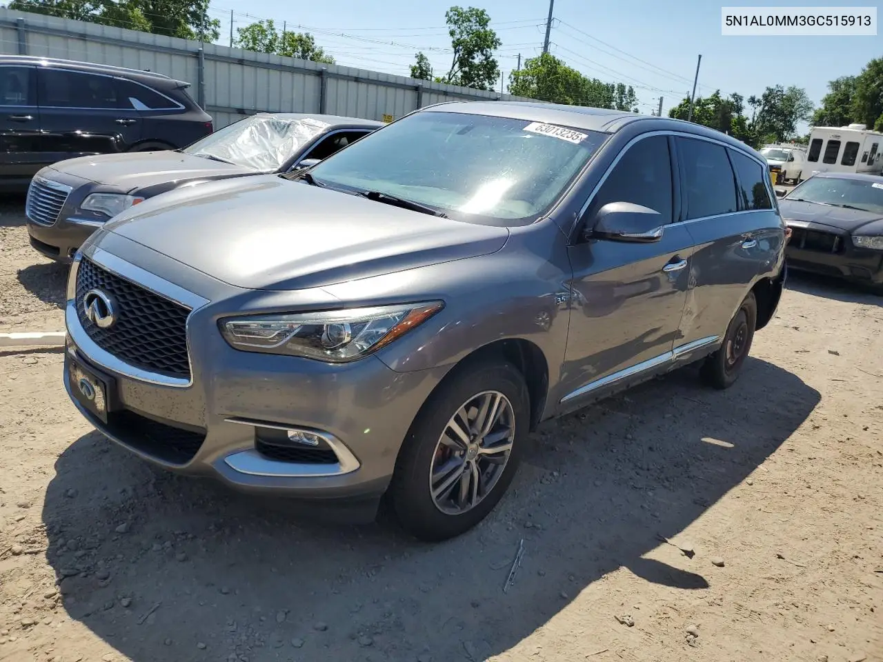 2016 Infiniti Qx60 VIN: 5N1AL0MM3GC515913 Lot: 63013235