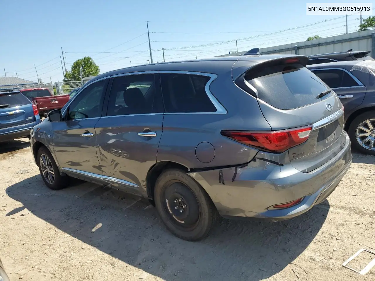 2016 Infiniti Qx60 VIN: 5N1AL0MM3GC515913 Lot: 63013235