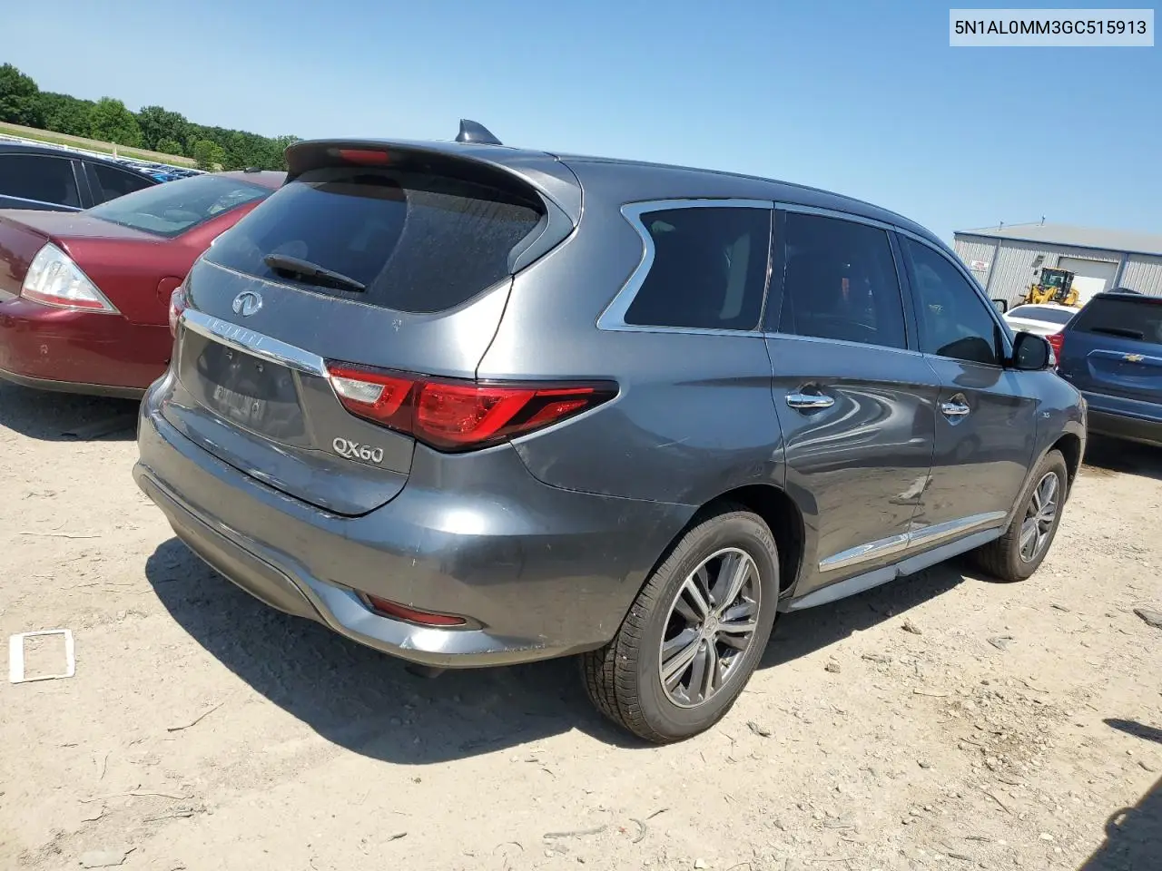 2016 Infiniti Qx60 VIN: 5N1AL0MM3GC515913 Lot: 63013235