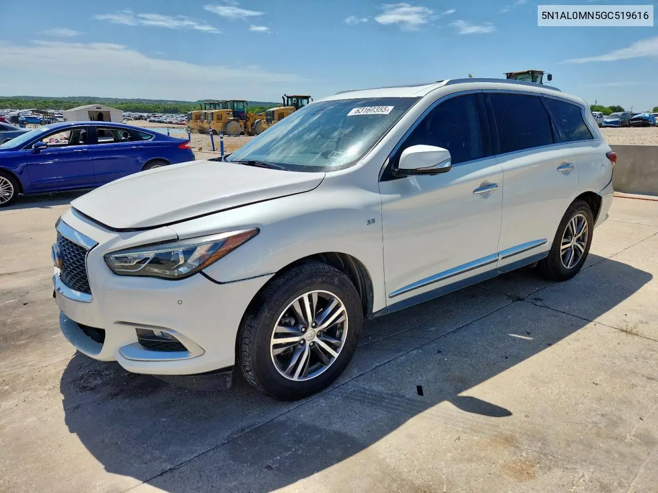 2016 Infiniti Qx60 VIN: 5N1AL0MN5GC519616 Lot: 63160355