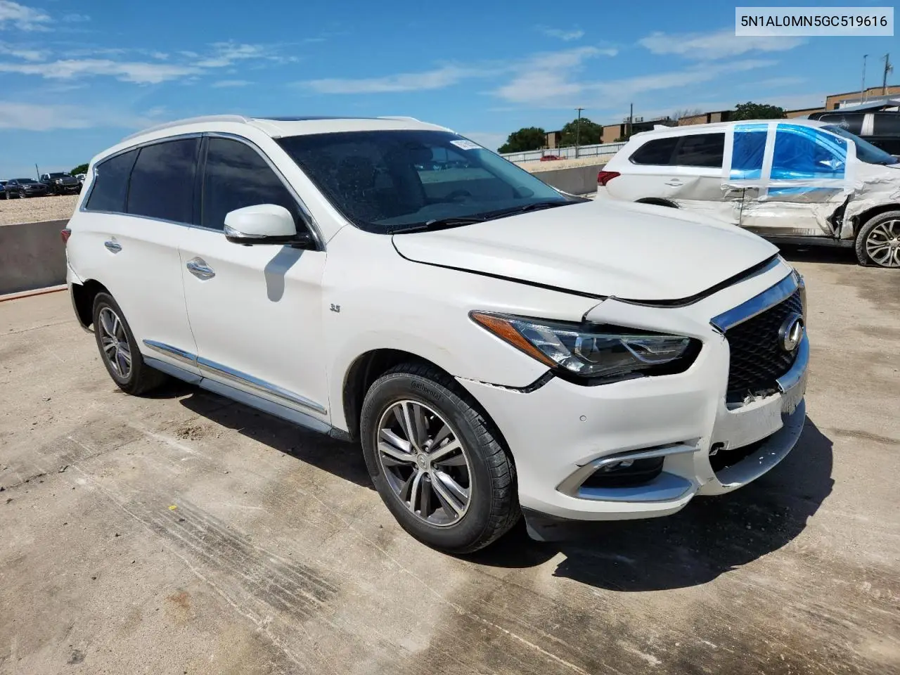 2016 Infiniti Qx60 VIN: 5N1AL0MN5GC519616 Lot: 63160355