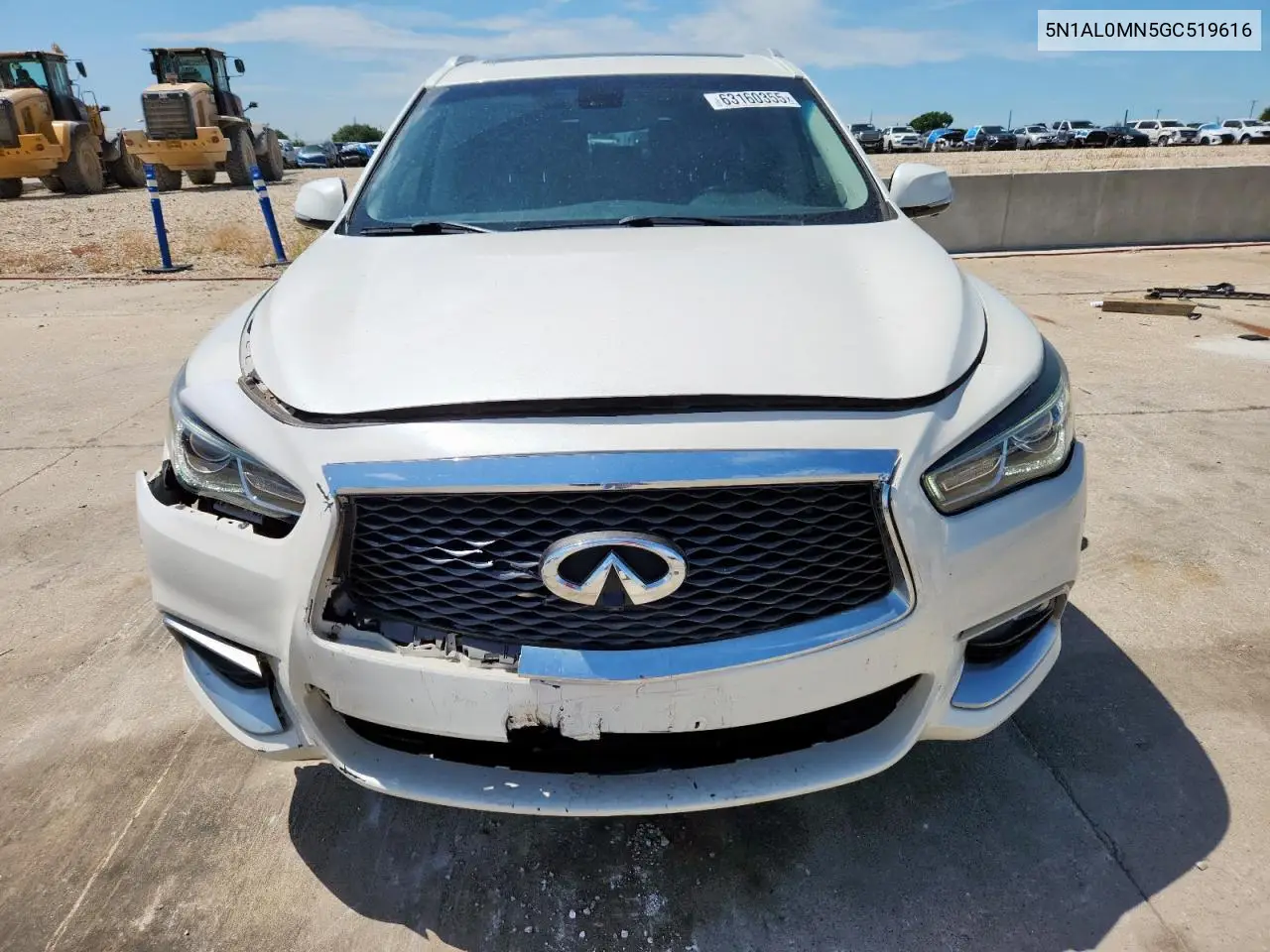 2016 Infiniti Qx60 VIN: 5N1AL0MN5GC519616 Lot: 63160355