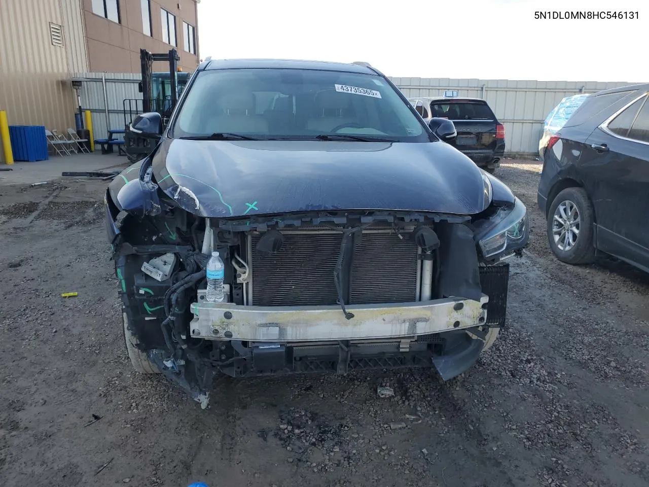 2017 Infiniti Qx60 VIN: 5N1DL0MN8HC546131 Lot: 43735365