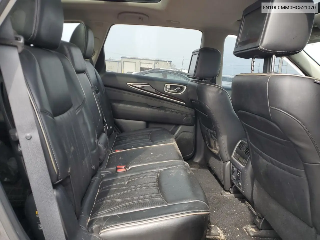2017 Infiniti Qx60 VIN: 5N1DL0MM0HC521070 Lot: 53045265