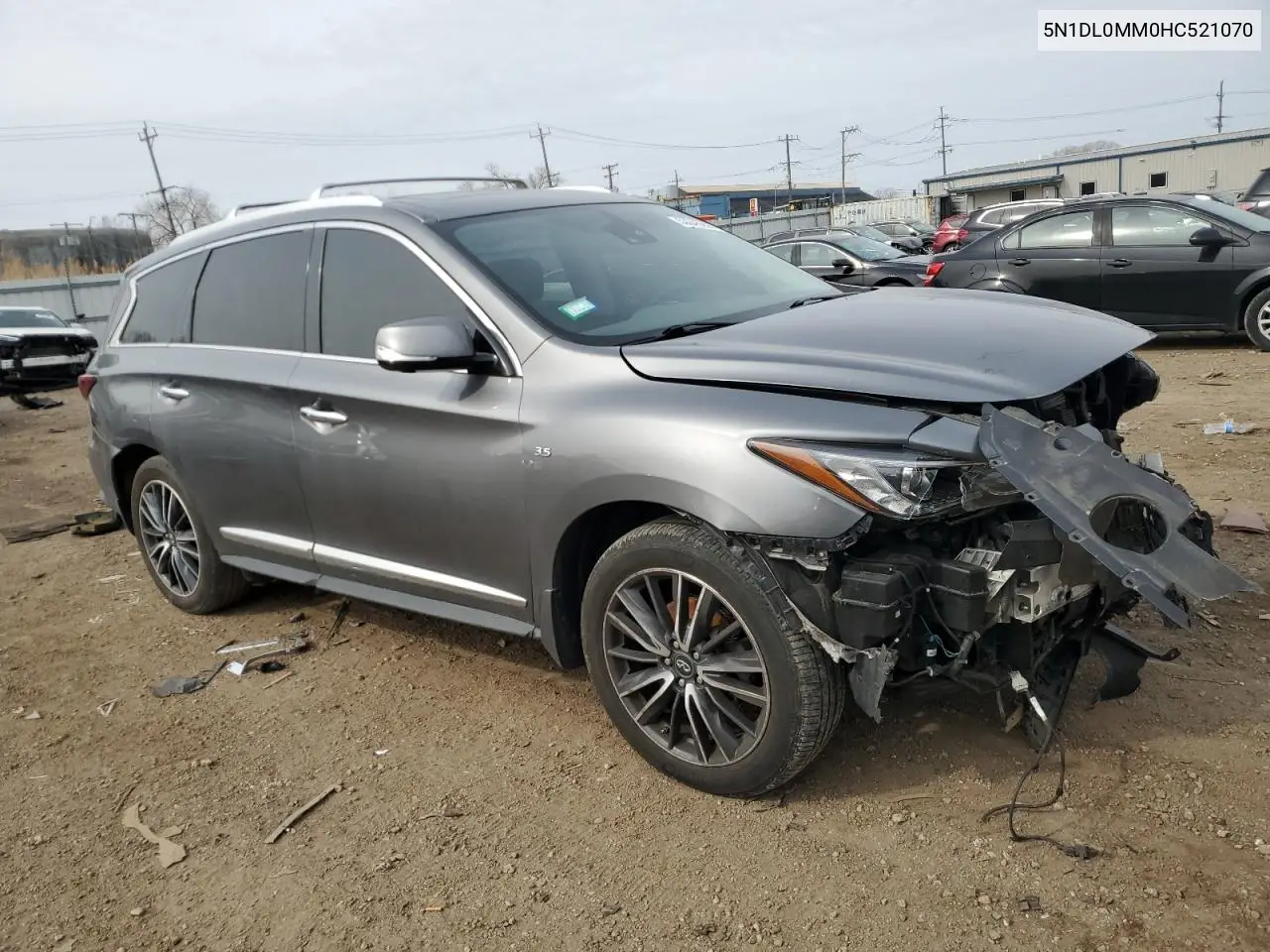 2017 Infiniti Qx60 VIN: 5N1DL0MM0HC521070 Lot: 53045265