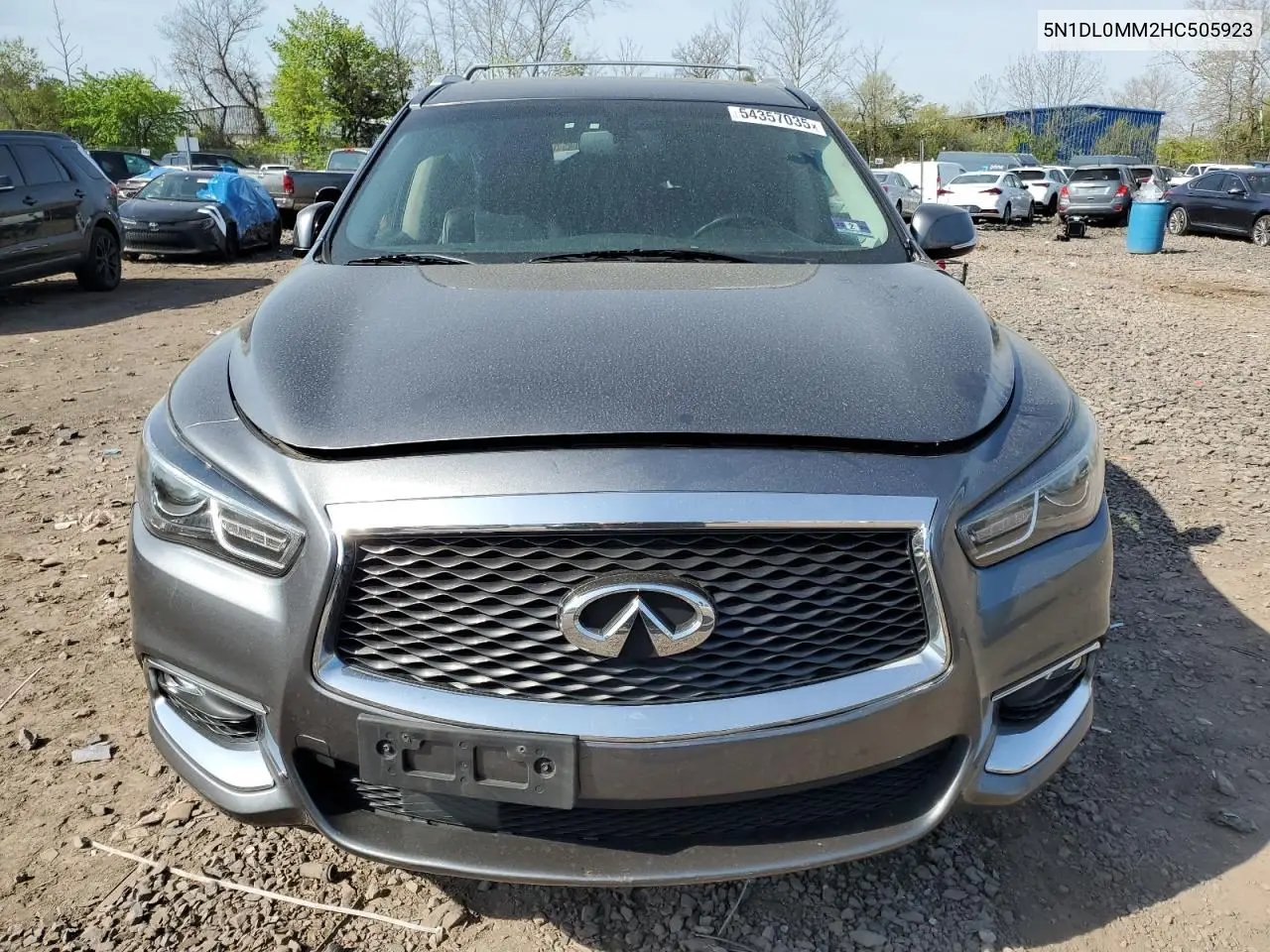 2017 Infiniti Qx60 VIN: 5N1DL0MM2HC505923 Lot: 54357035