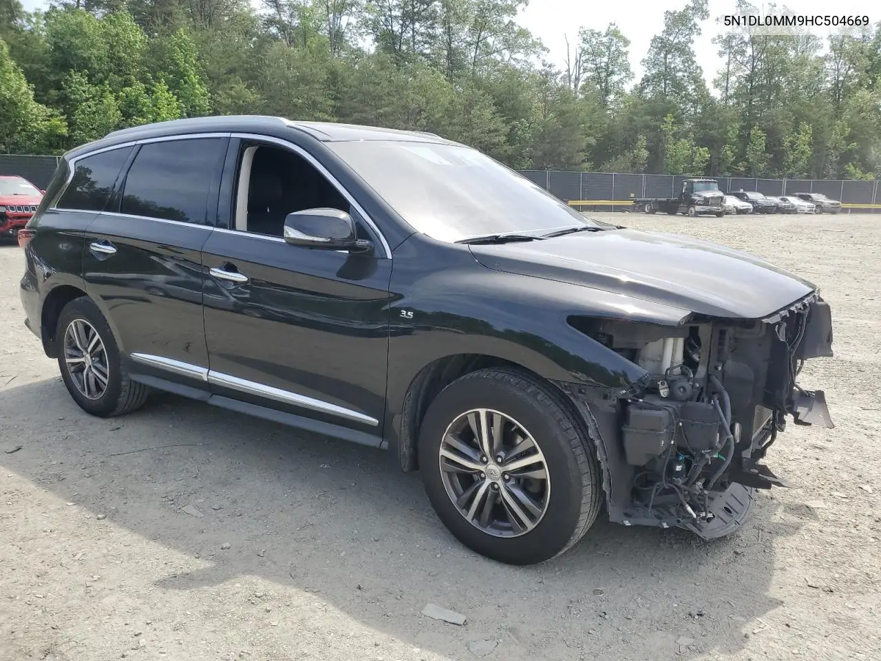 2017 Infiniti Qx60 VIN: 5N1DL0MM9HC504669 Lot: 56154365