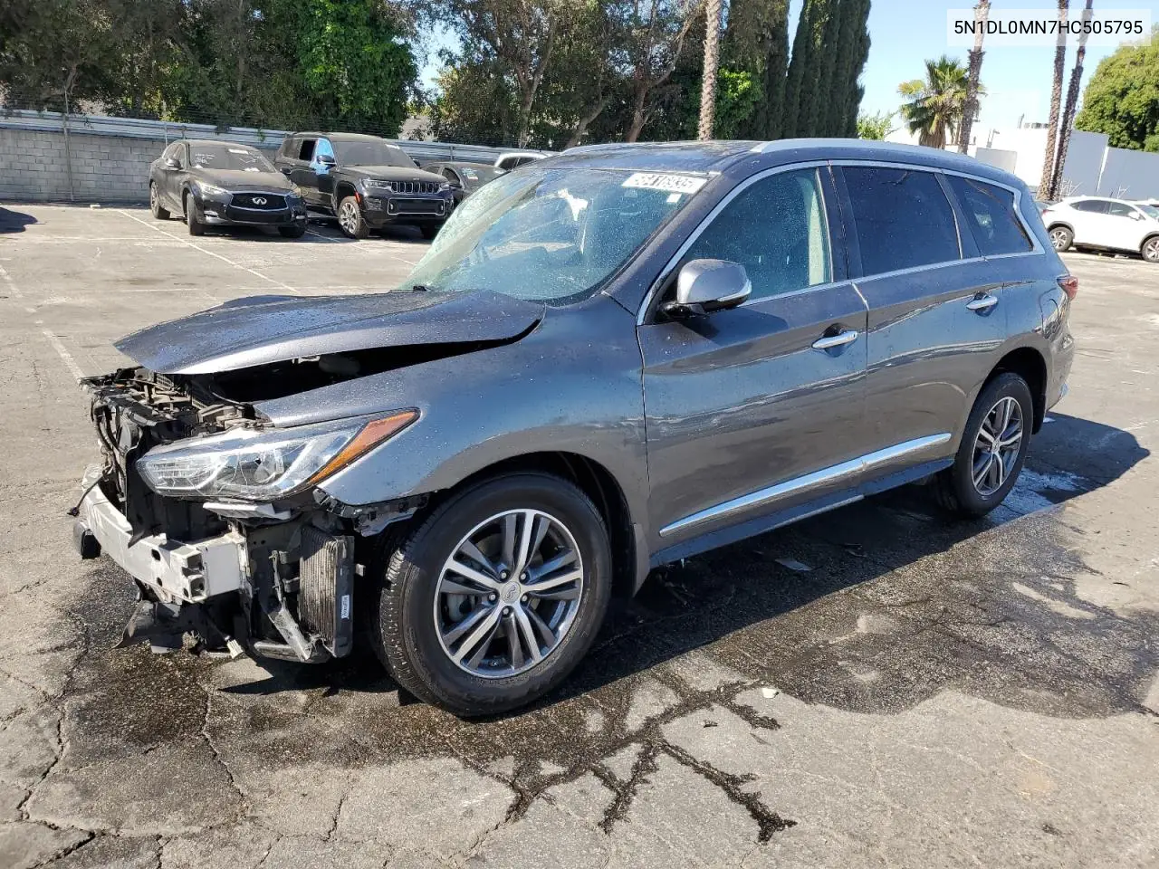 2017 Infiniti Qx60 VIN: 5N1DL0MN7HC505795 Lot: 56416935