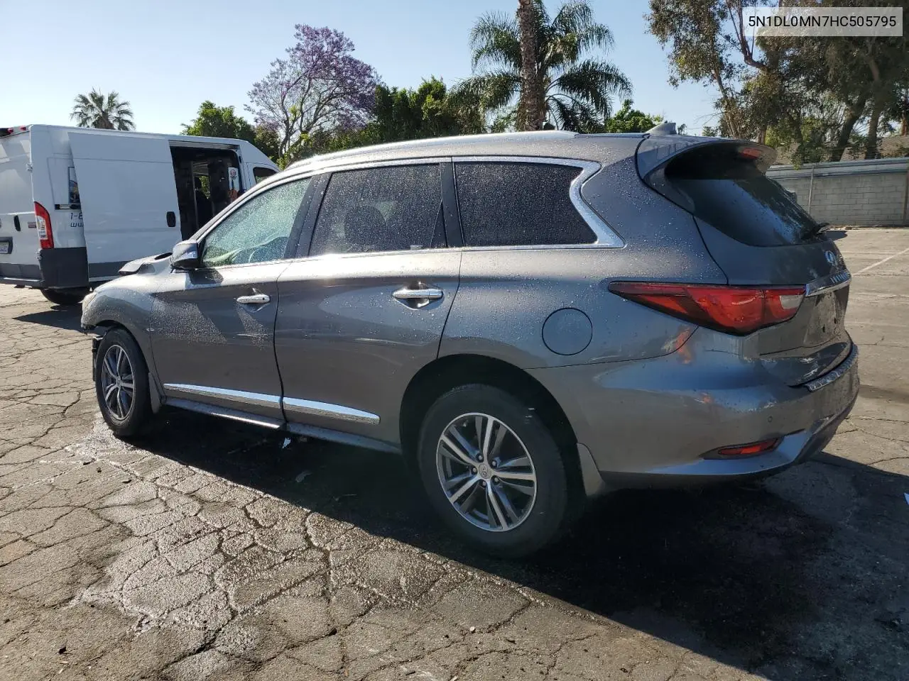 2017 Infiniti Qx60 VIN: 5N1DL0MN7HC505795 Lot: 56416935