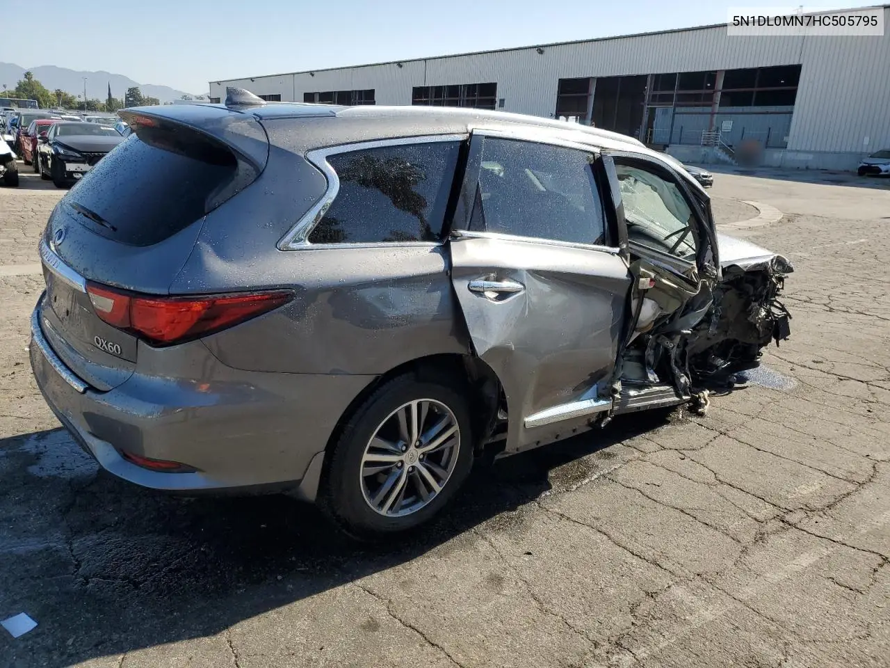 2017 Infiniti Qx60 VIN: 5N1DL0MN7HC505795 Lot: 56416935
