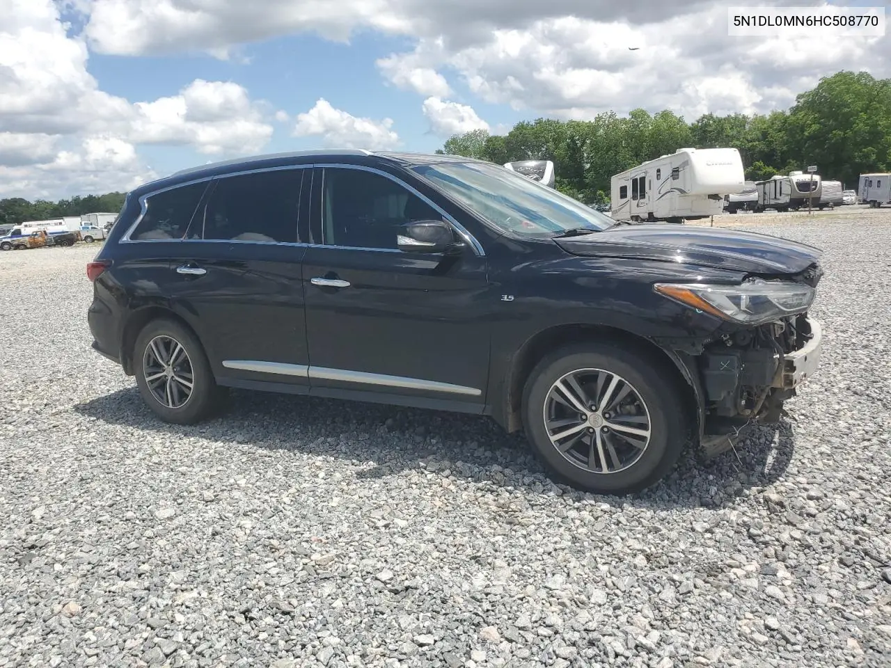2017 Infiniti Qx60 VIN: 5N1DL0MN6HC508770 Lot: 56685385