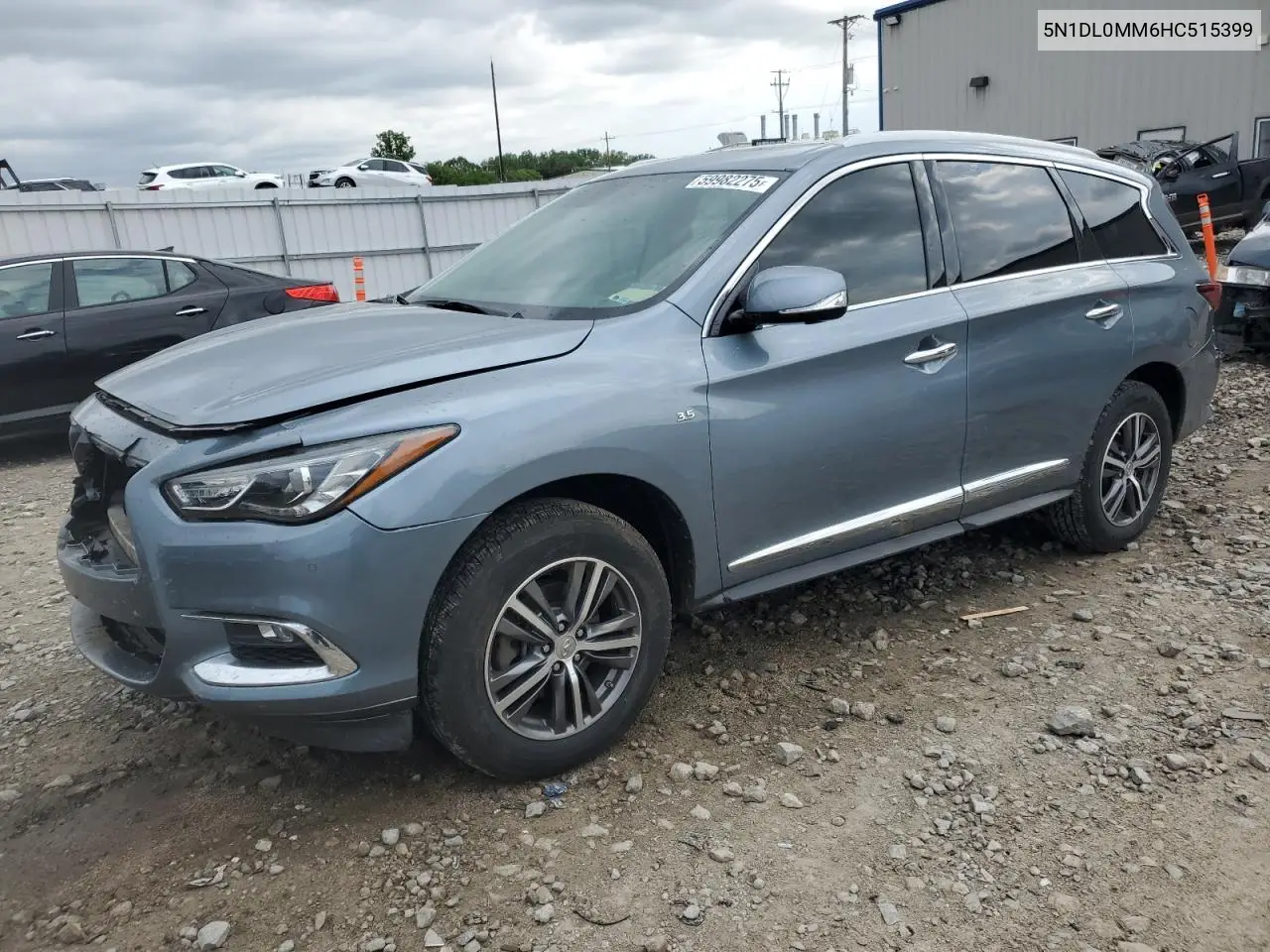 2017 Infiniti Qx60 VIN: 5N1DL0MM6HC515399 Lot: 59982275