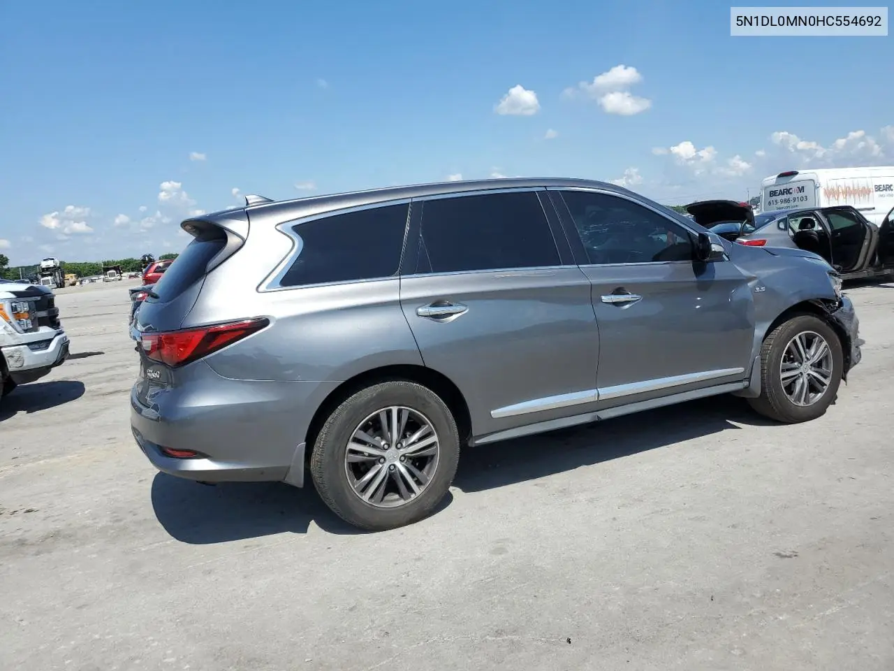 2017 Infiniti Qx60 VIN: 5N1DL0MN0HC554692 Lot: 62691655