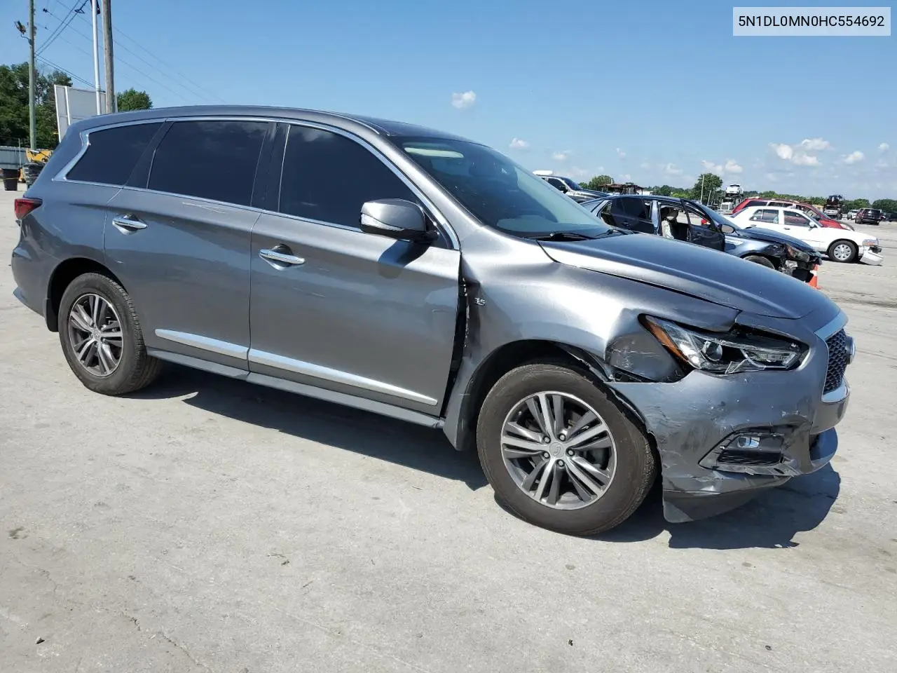 2017 Infiniti Qx60 VIN: 5N1DL0MN0HC554692 Lot: 62691655