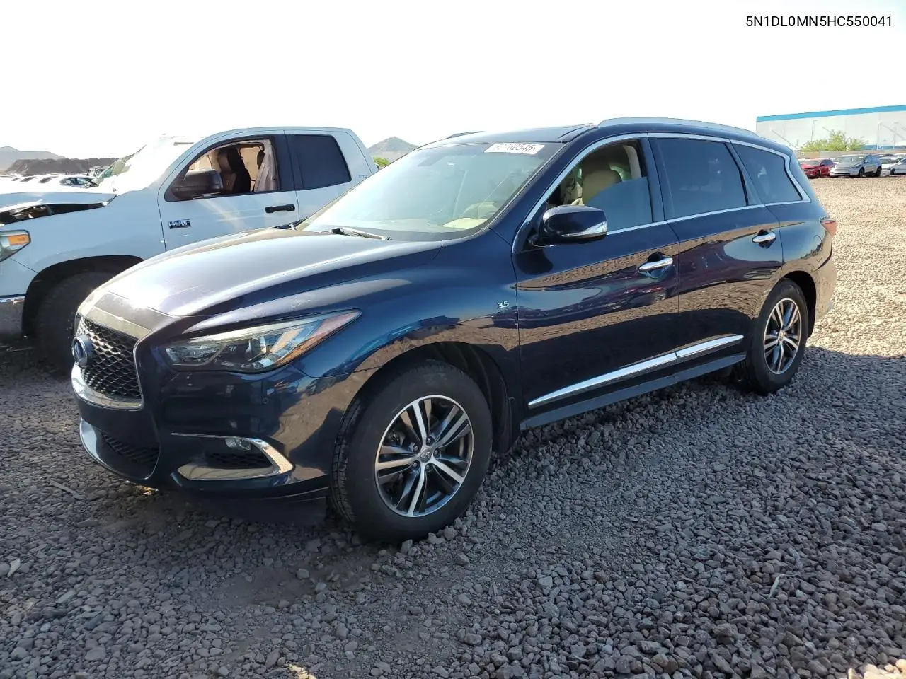 2017 Infiniti Qx60 VIN: 5N1DL0MN5HC550041 Lot: 62760545