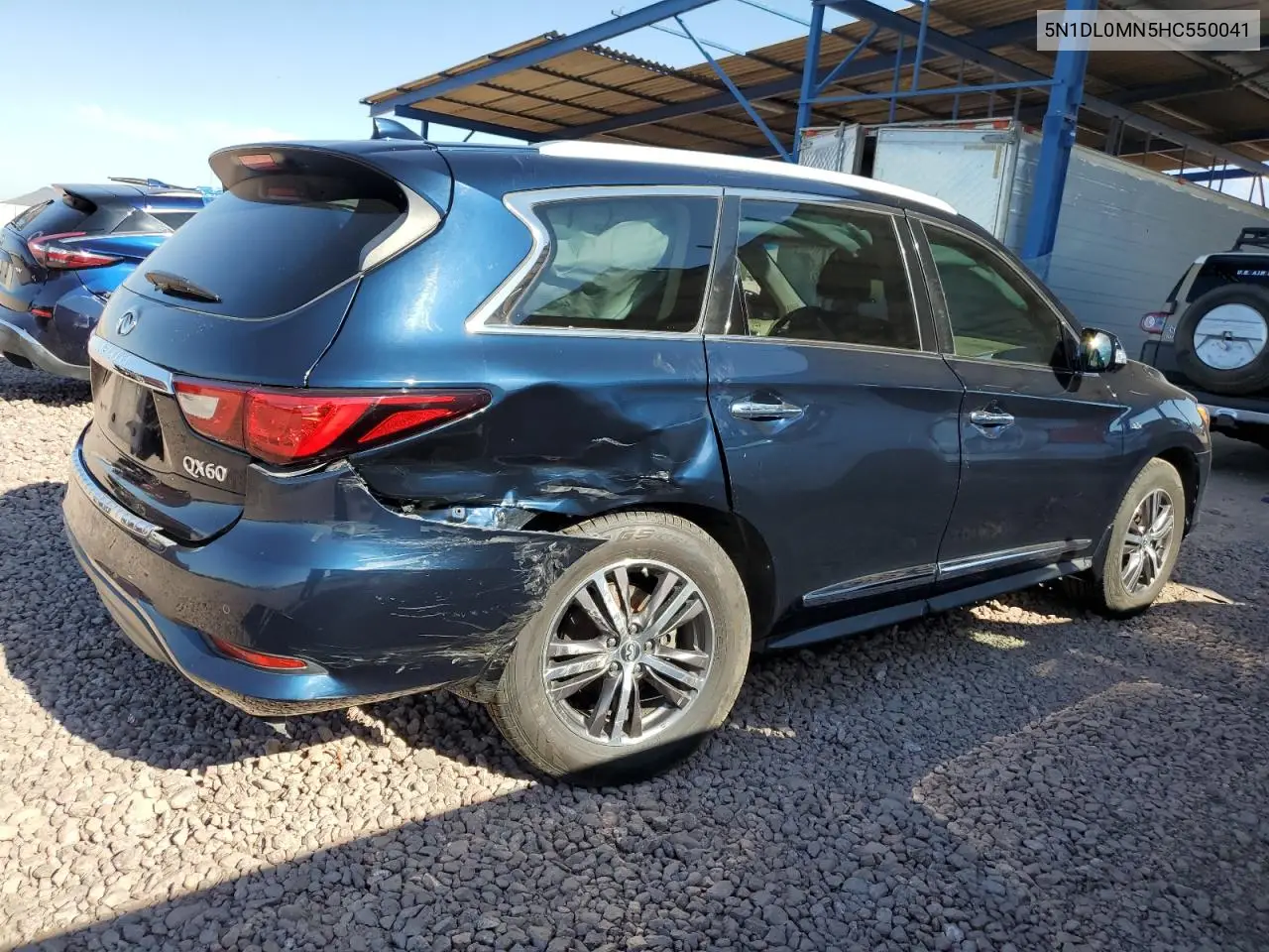 2017 Infiniti Qx60 VIN: 5N1DL0MN5HC550041 Lot: 62760545