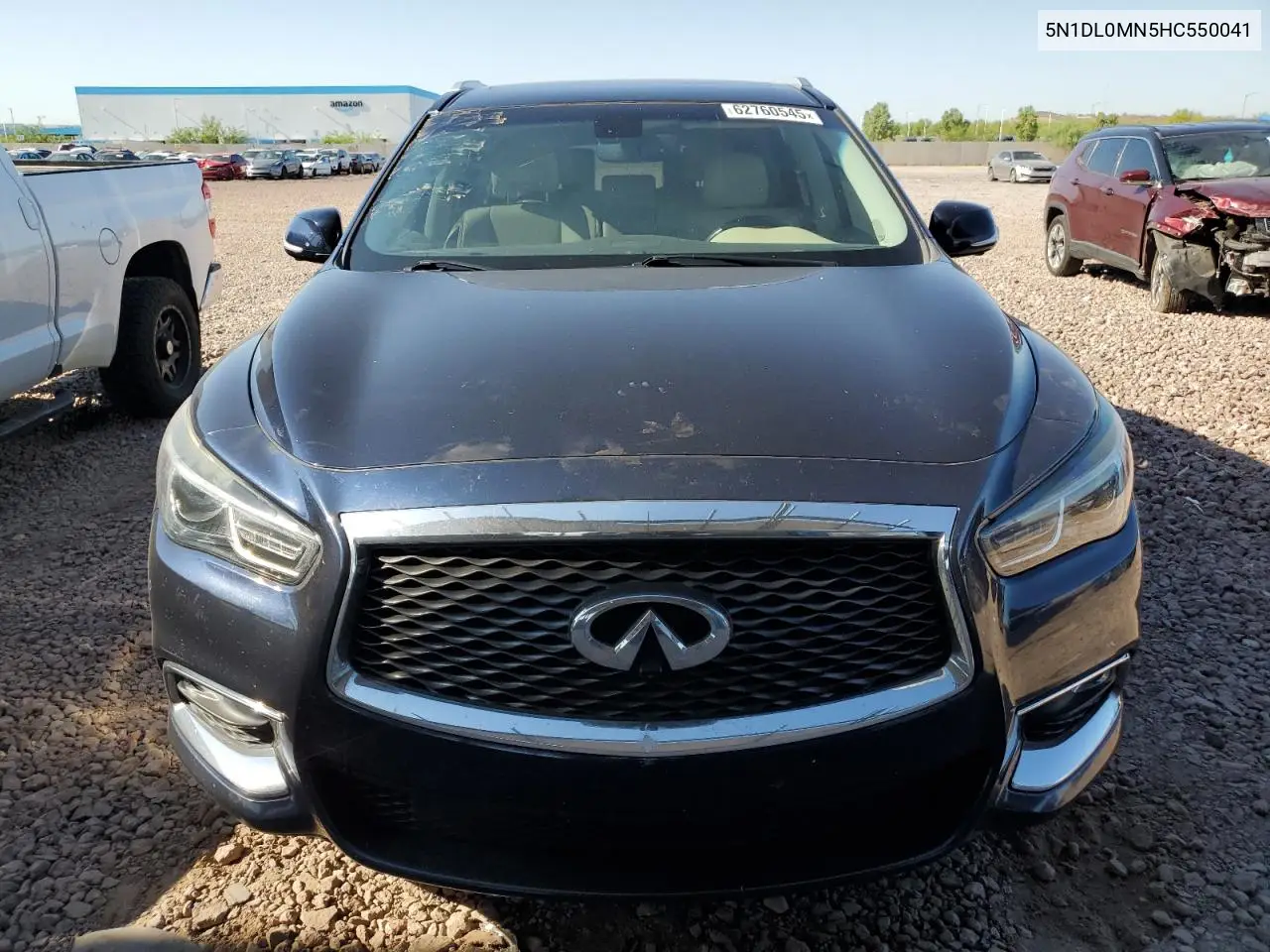 2017 Infiniti Qx60 VIN: 5N1DL0MN5HC550041 Lot: 62760545