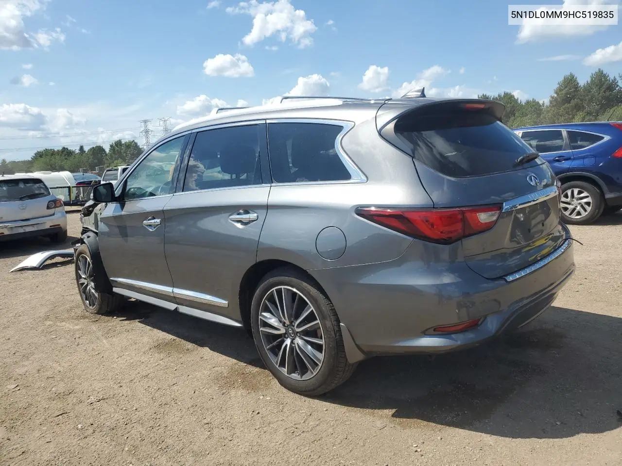 2017 Infiniti Qx60 VIN: 5N1DL0MM9HC519835 Lot: 62762625