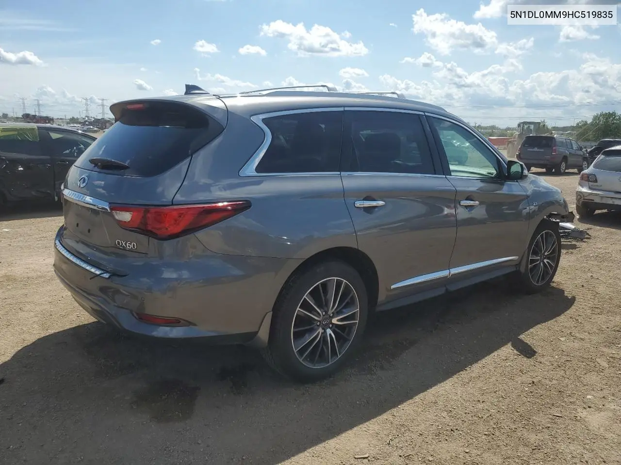2017 Infiniti Qx60 VIN: 5N1DL0MM9HC519835 Lot: 62762625
