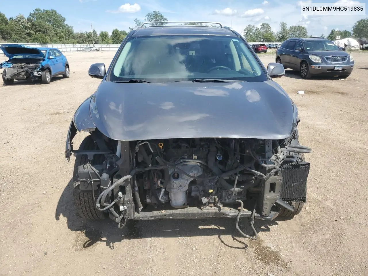 2017 Infiniti Qx60 VIN: 5N1DL0MM9HC519835 Lot: 62762625