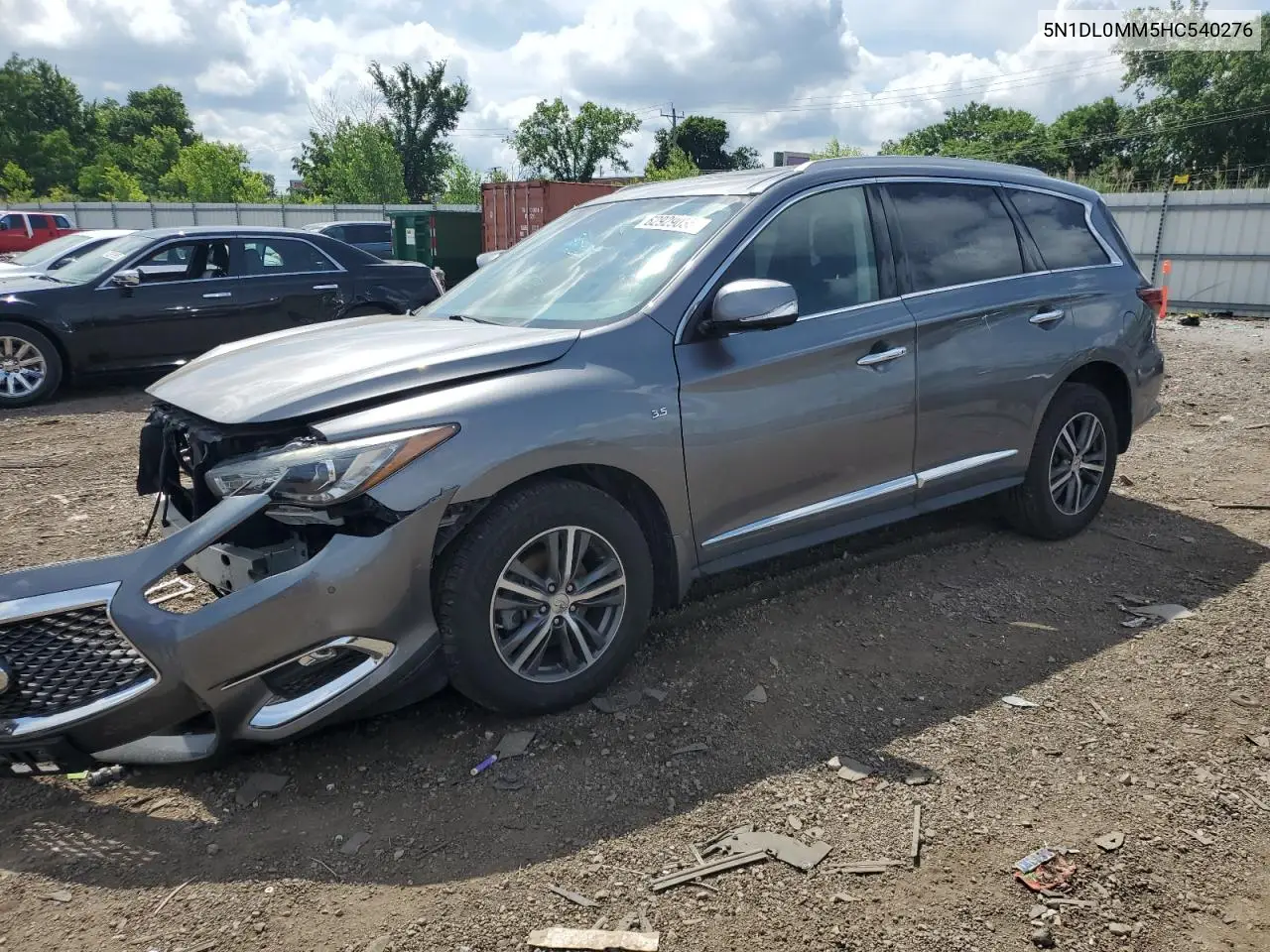 2017 Infiniti Qx60 VIN: 5N1DL0MM5HC540276 Lot: 62929035