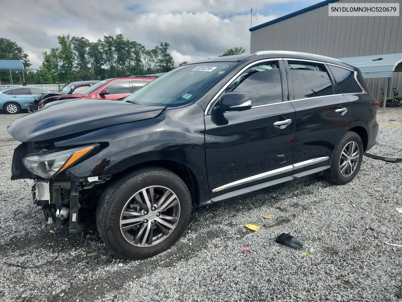 2017 Infiniti Qx60 VIN: 5N1DL0MN3HC520679 Lot: 63242295