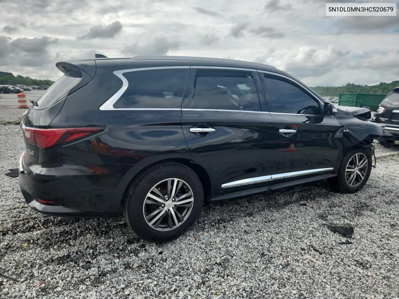 2017 Infiniti Qx60 VIN: 5N1DL0MN3HC520679 Lot: 63242295