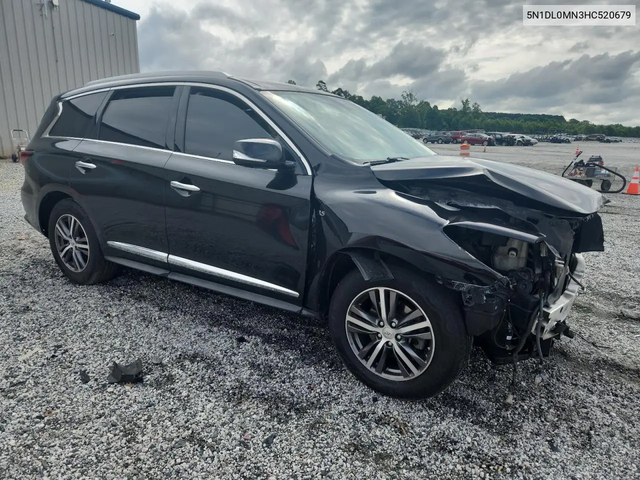 2017 Infiniti Qx60 VIN: 5N1DL0MN3HC520679 Lot: 63242295