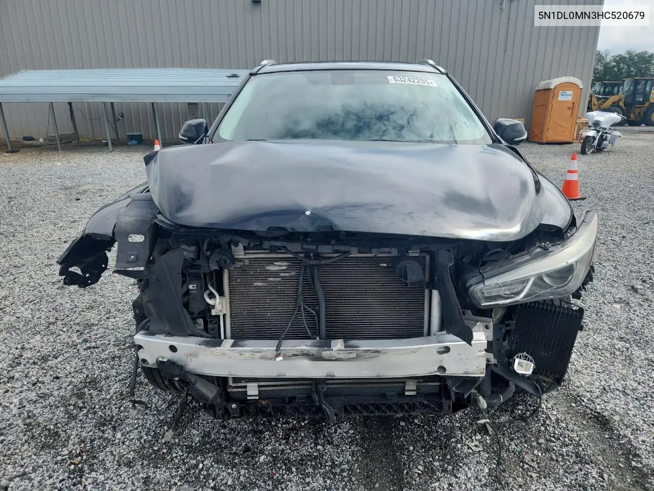 2017 Infiniti Qx60 VIN: 5N1DL0MN3HC520679 Lot: 63242295