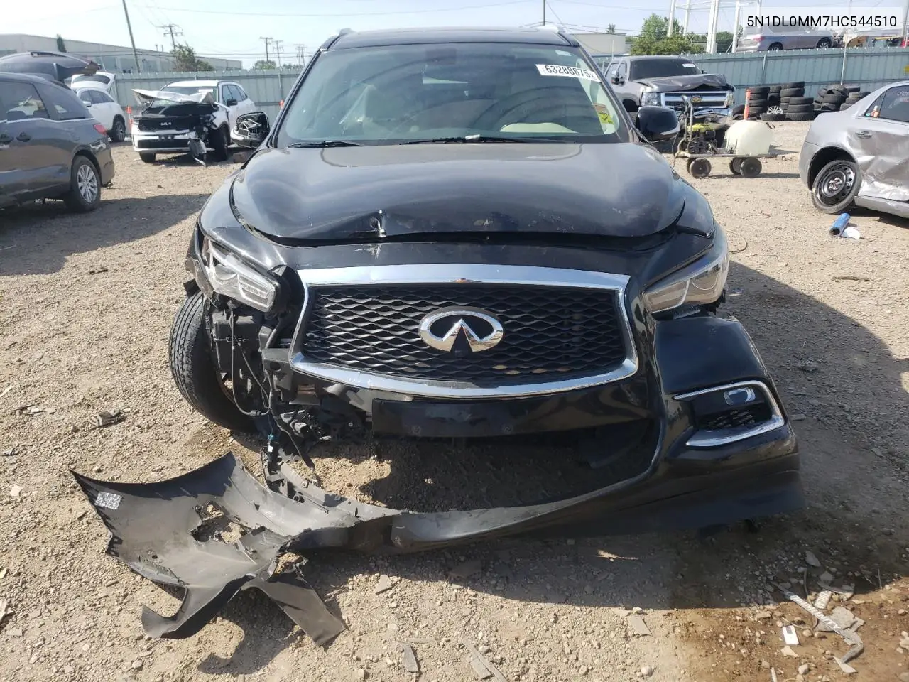 2017 Infiniti Qx60 VIN: 5N1DL0MM7HC544510 Lot: 63288675