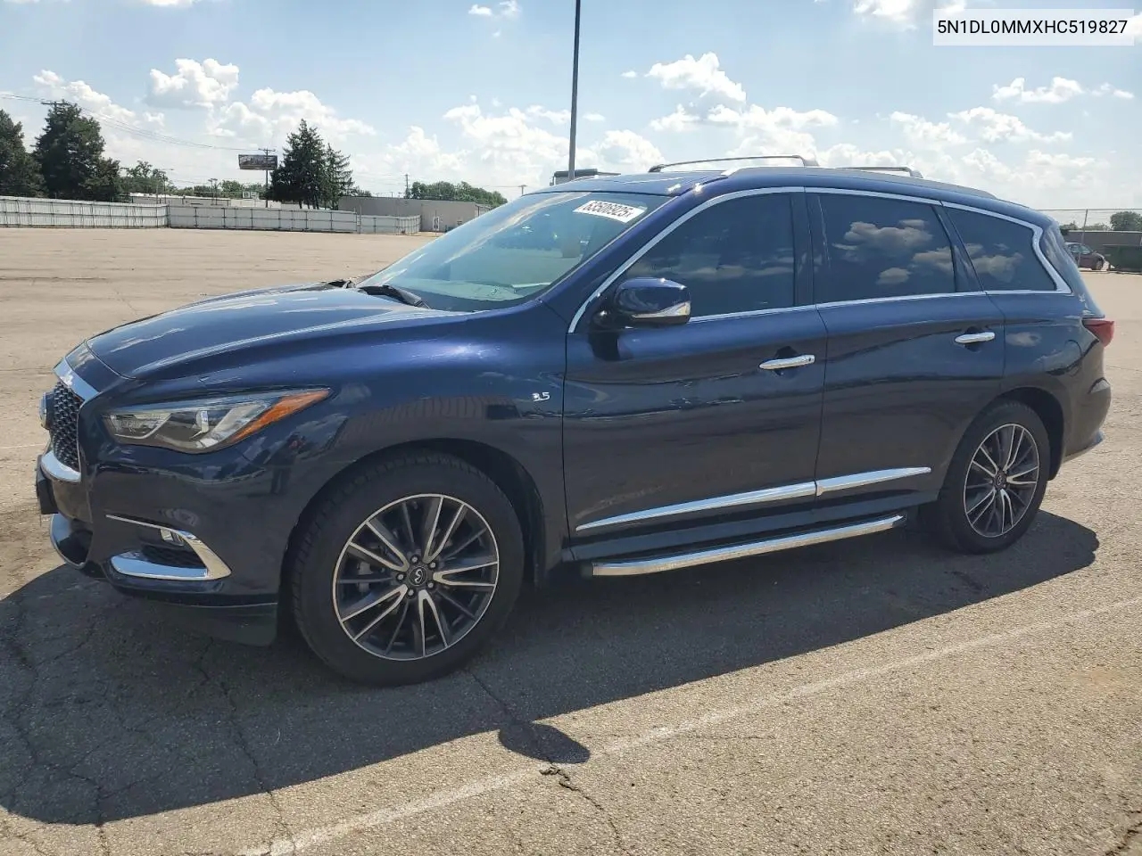 2017 Infiniti Qx60 VIN: 5N1DL0MMXHC519827 Lot: 63506925