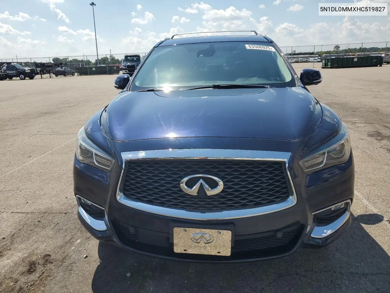 2017 Infiniti Qx60 VIN: 5N1DL0MMXHC519827 Lot: 63506925