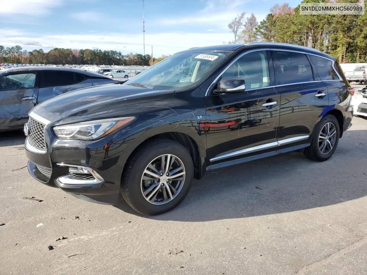 2017 Infiniti Qx60 VIN: 5N1DL0MMXHC560989 Lot: 81586504